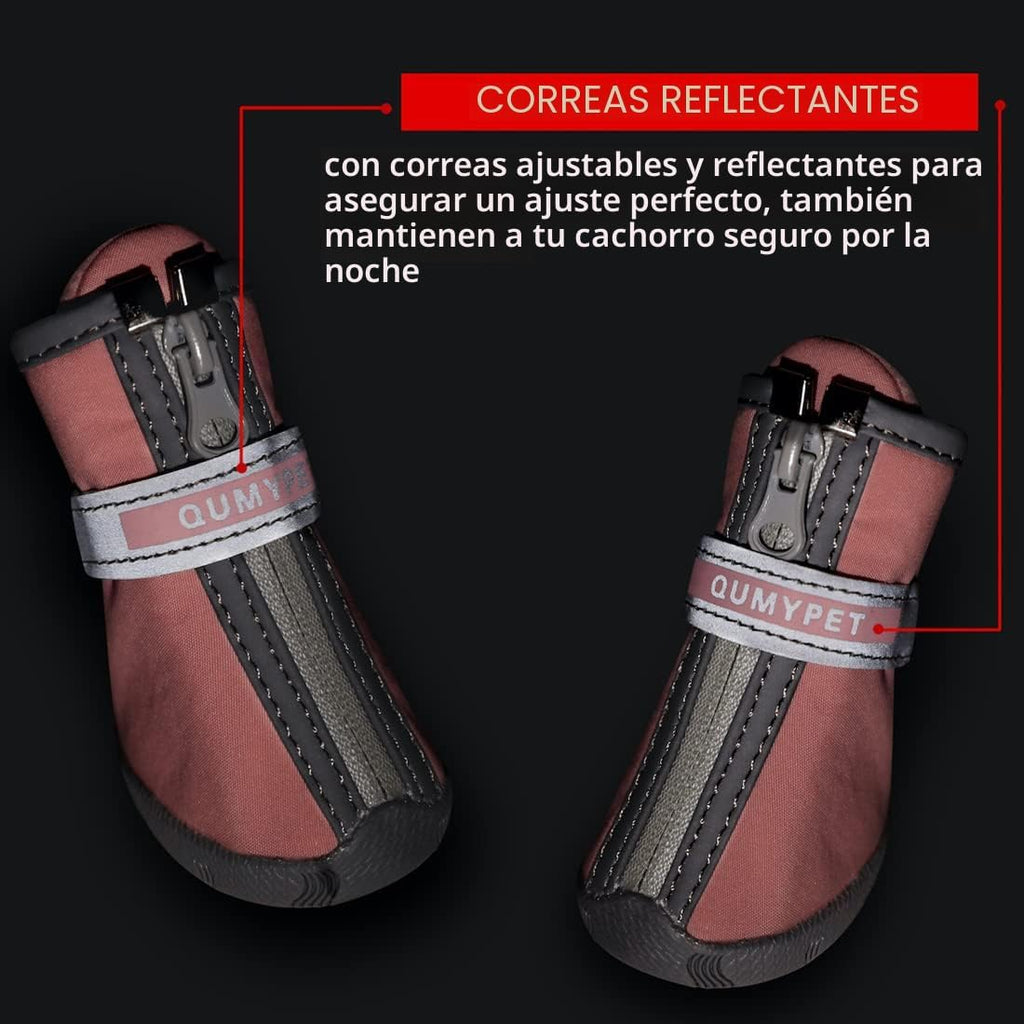 QUMY - Zapatos para perros pequeños, botas para cachorros y protect...