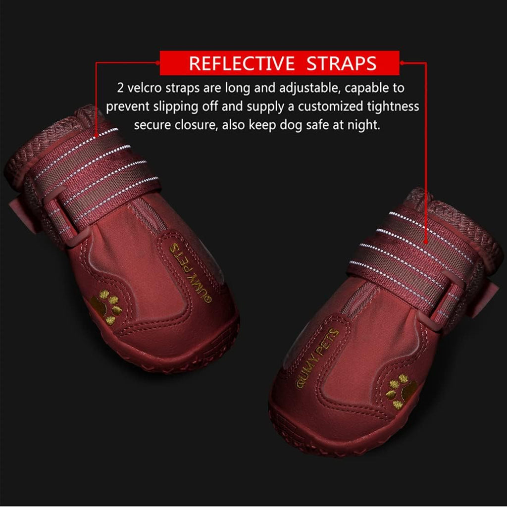 QUMY - Zapatos para perros grandes, botas medianas para perros y pr...