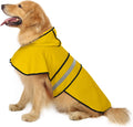Impermeable HDE con capucha, poncho protector para perro pequeño, g...