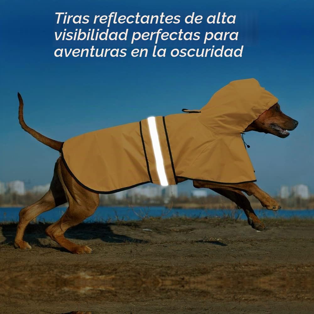 Ezierfy Abrigos Impermeables Reflectantes para Perros - Chaqueta Im...