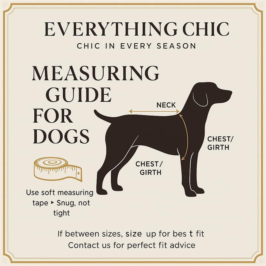 Everything Chic Suéter de Lujo para Perros \u2013 Traje de Mascota...
