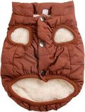 JoyDaog - Chaqueta de forro polar para perro, 2 capas, para cachorr...