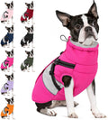 SUNFURA Abrigo para perro pequeño con arnés integrado, chaqueta cál...