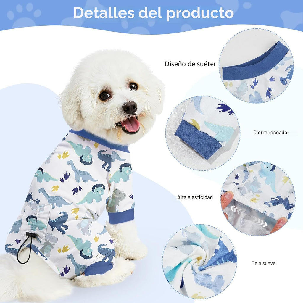 Bienbee Pijamas para Perros, Paquete de 4 Pijamas Lindos y Suaves p...