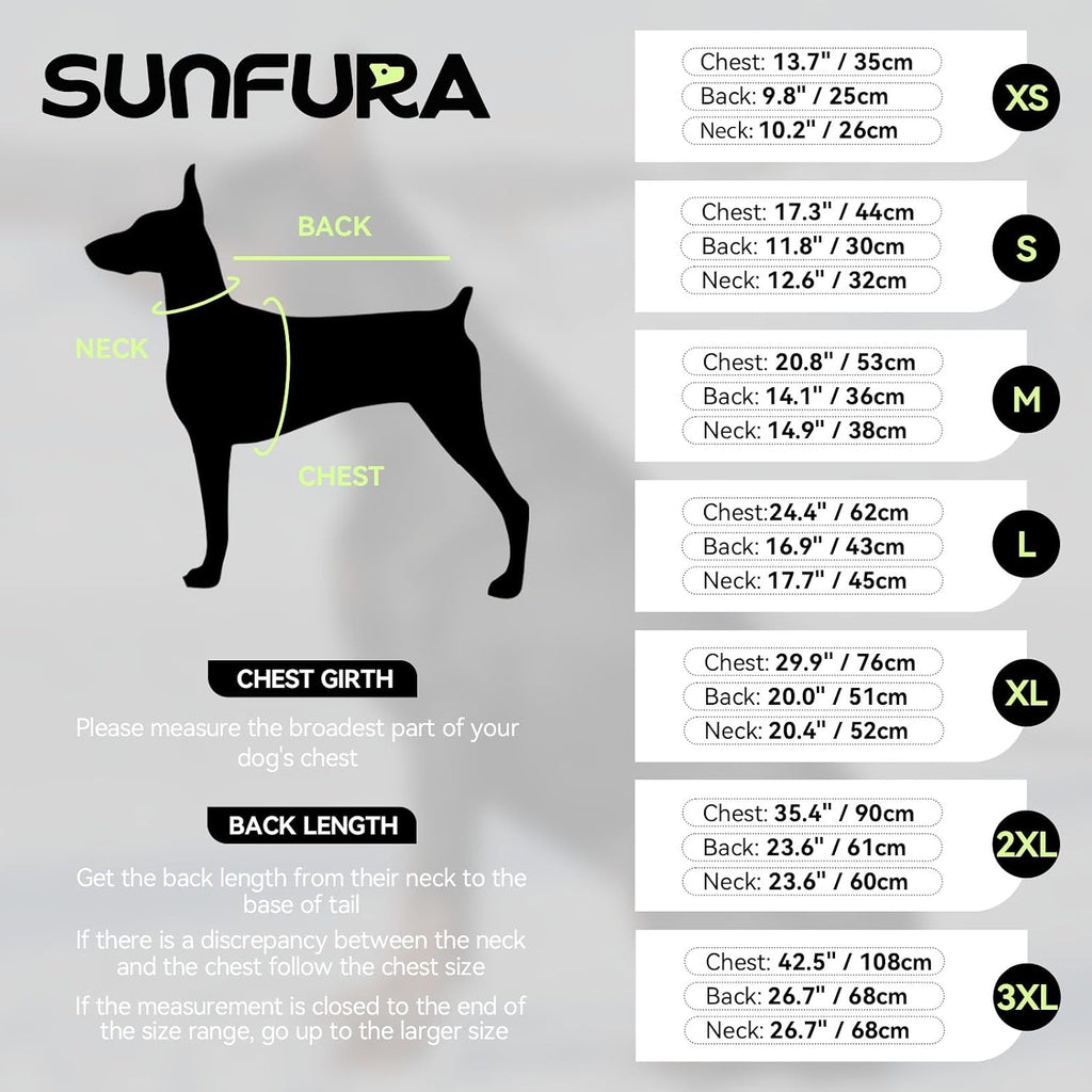 SUNFURA Abrigo para perro pequeño con arnés integrado, chaqueta cál...