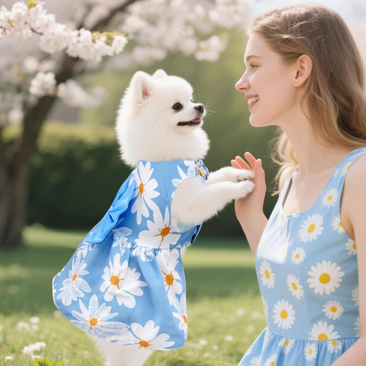 choyaxo 4 piezas lindo vestido para perro, vestido para mascotas, f...