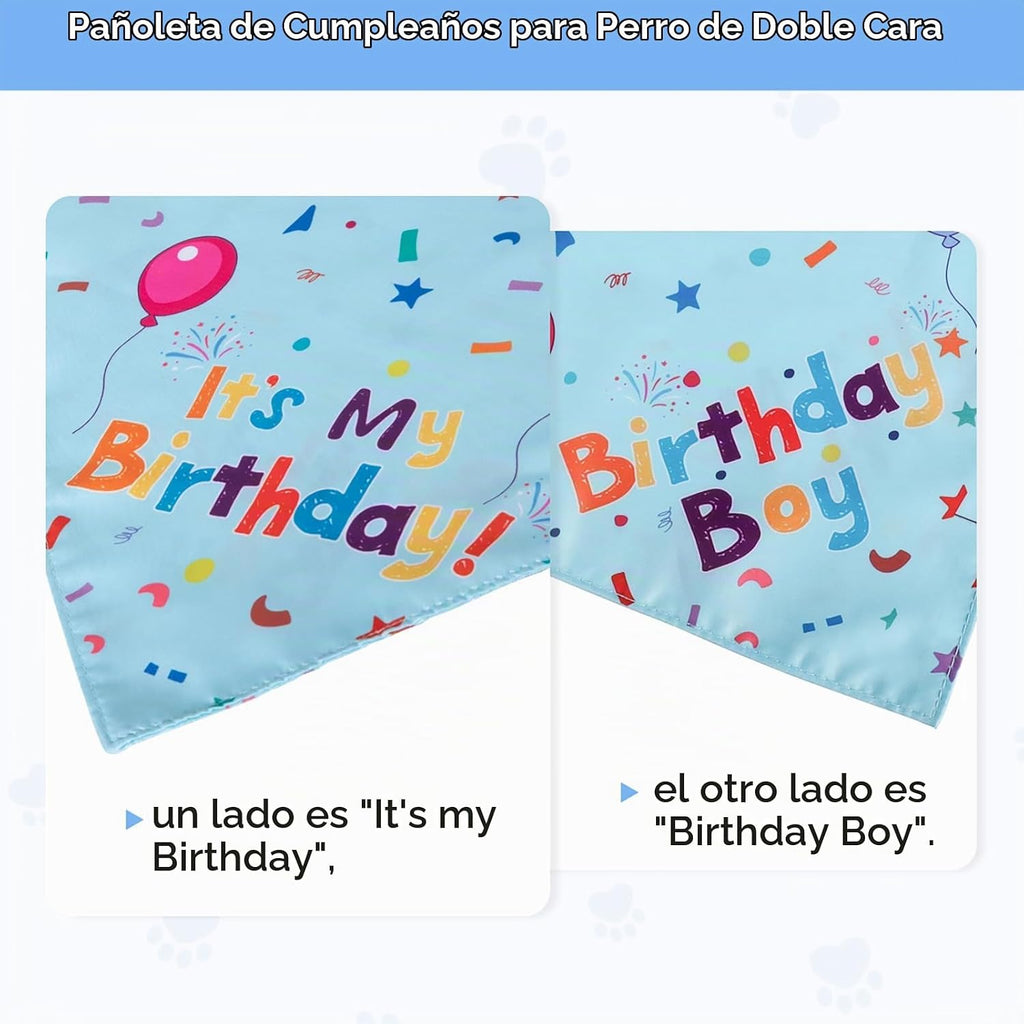 Yicostar Dog Boy - Sombrero para fiesta de cumpleaños, suministros...