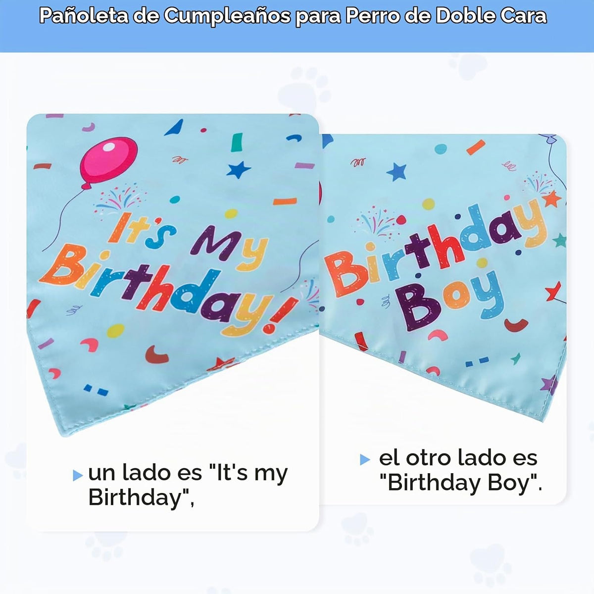 Yicostar Dog Boy - Sombrero para fiesta de cumpleaños, suministros...