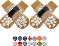 EXPAWLORER - Calcetines antideslizantes para perros, evitan que se...