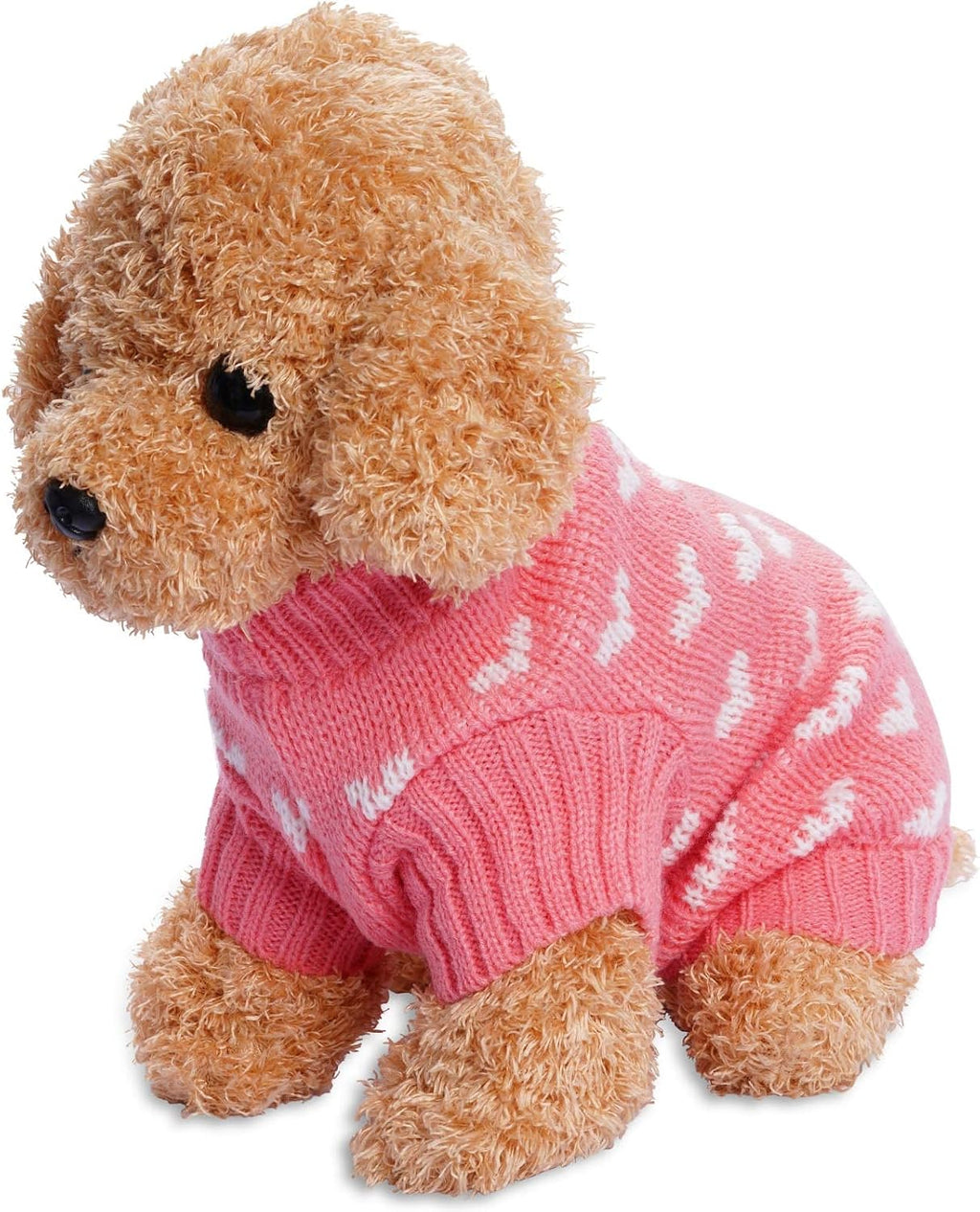 Dxhycc Suéter de punto para perro, suéter con corazón para perro, s...