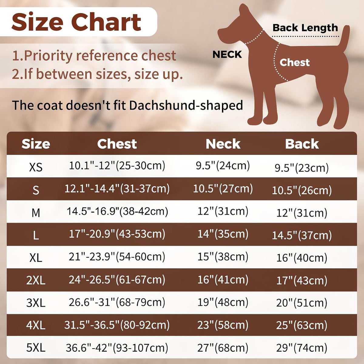 JoyDaog - Chaqueta de forro polar para perro, 2 capas, para cachorr...