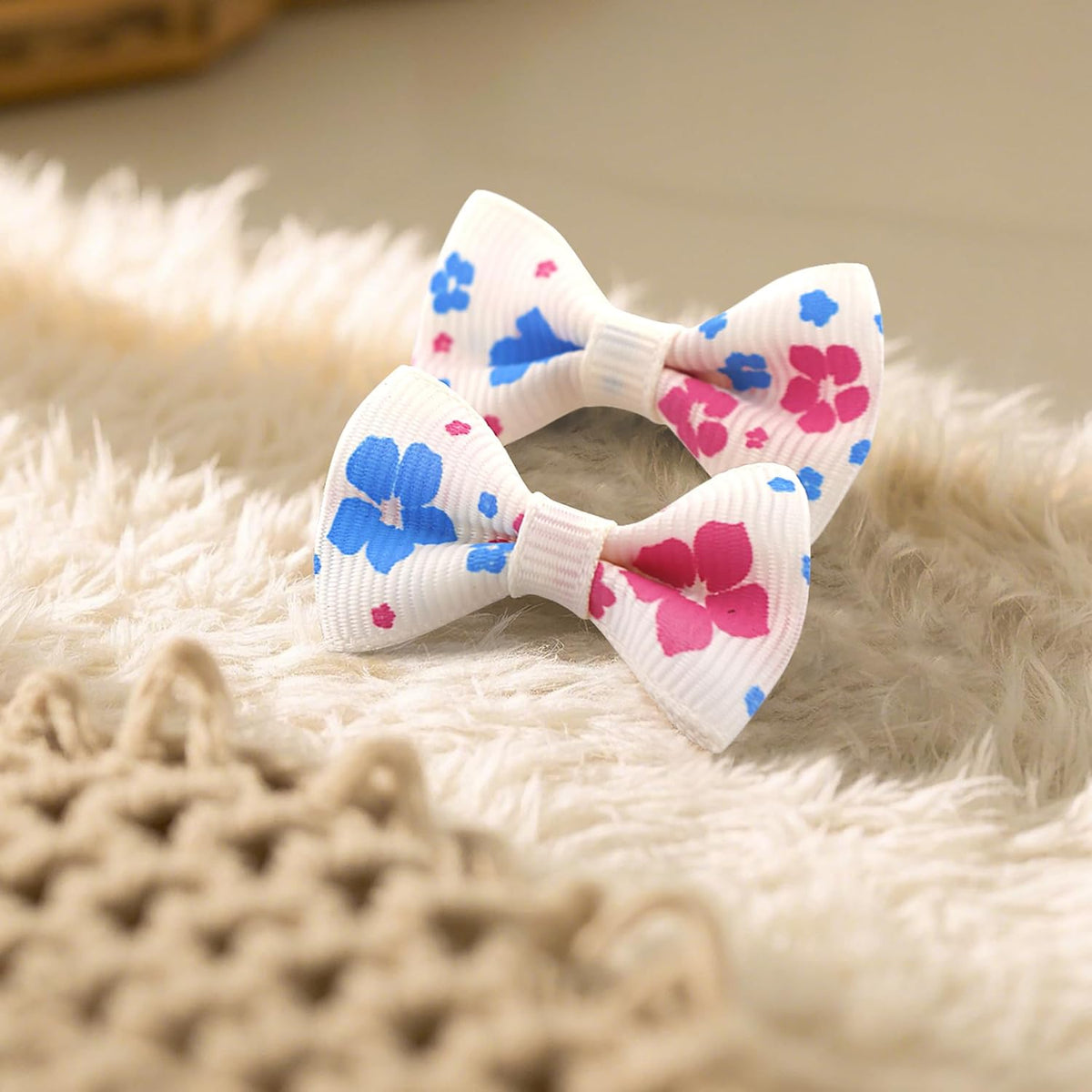 QingHan Lazos para el pelo de perro para cachorros pequeños: clips...