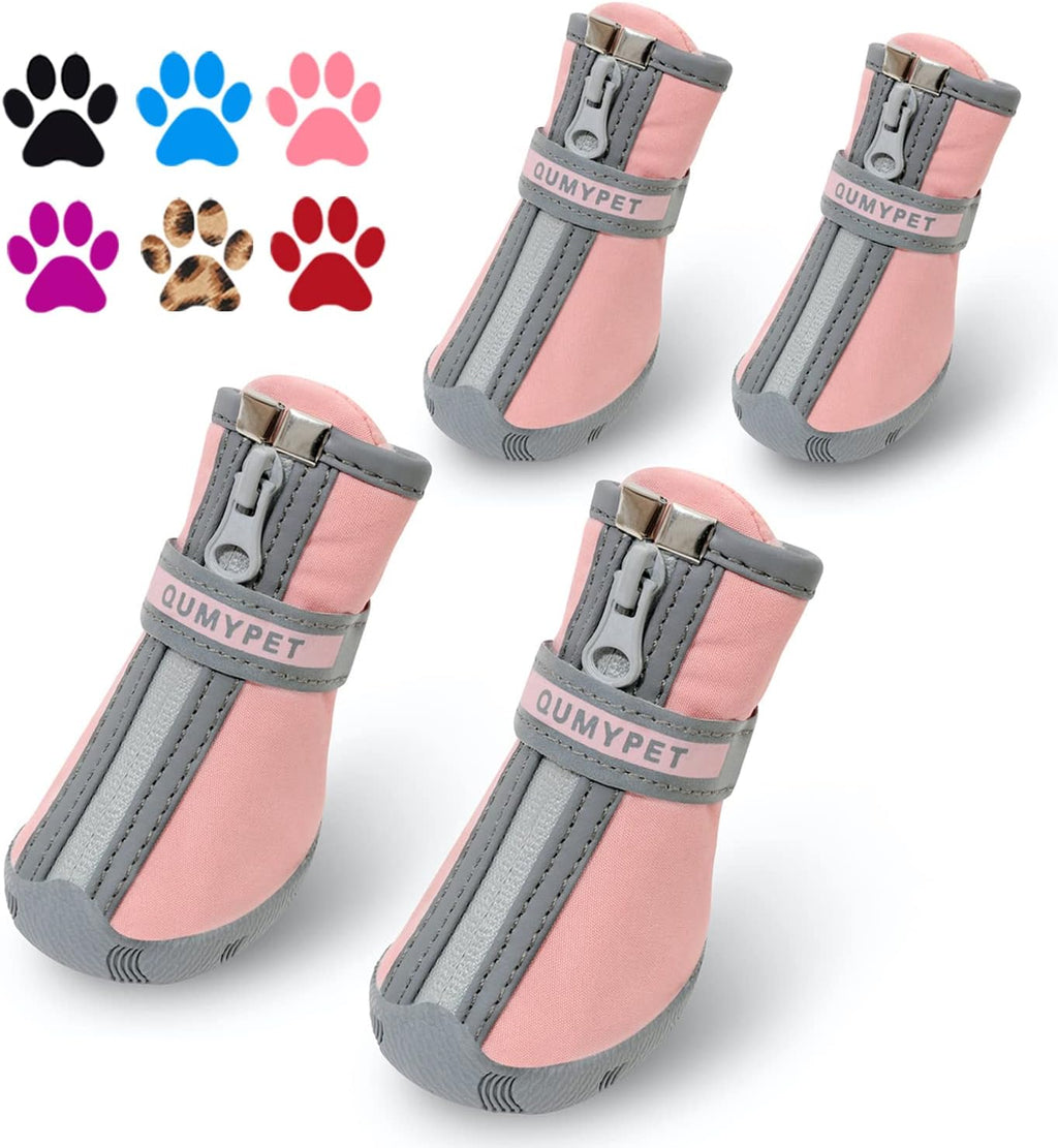 QUMY - Zapatos para perros pequeños, botas para cachorros y protect...