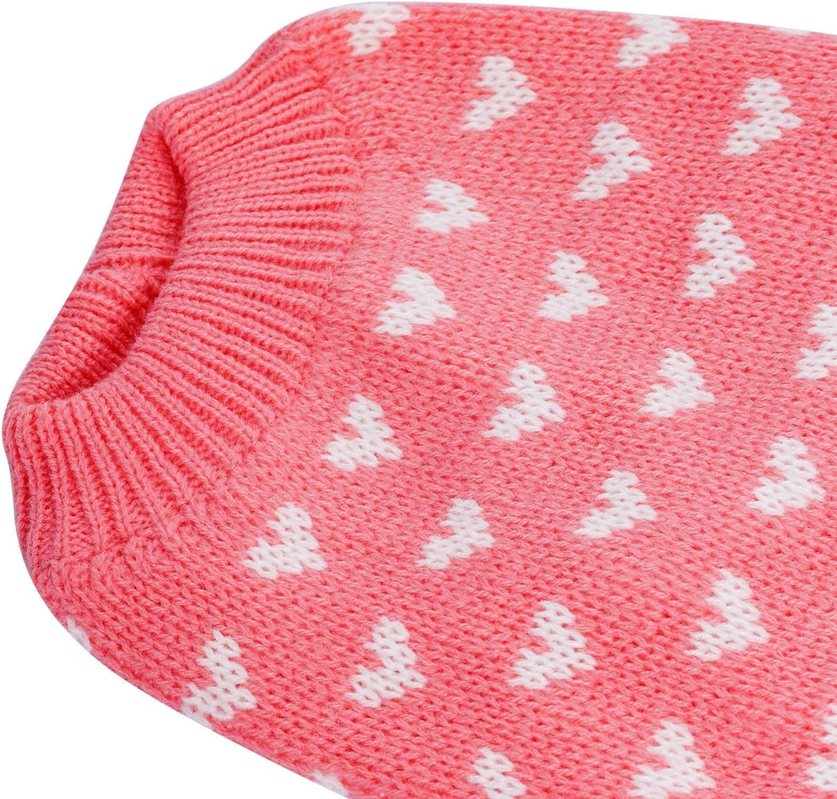 Dxhycc Suéter de punto para perro, suéter con corazón para perro, s...