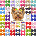 Lazos para el pelo de cachorros, bandas de goma mini para perros pe...