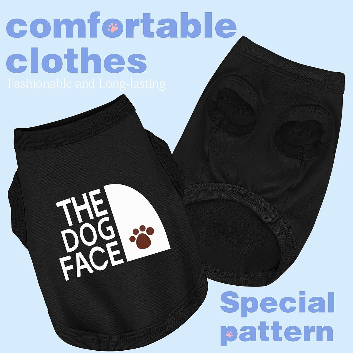 Personality Canine Attire: Ropa de perro de algodón suave y ligera...