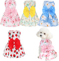 choyaxo 4 piezas lindo vestido para perro, vestido para mascotas, f...