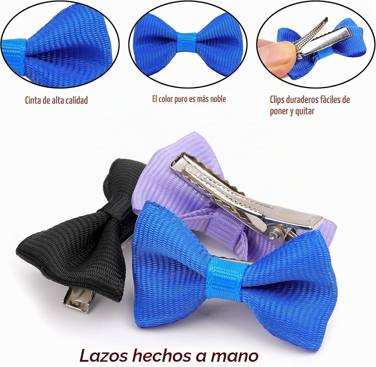 YAKA 40 unidades (20 París) lindos lazos para el pelo con lazos peq...